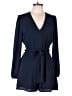 Charlotte Russe Solid Blue Romper Size L - photo 1