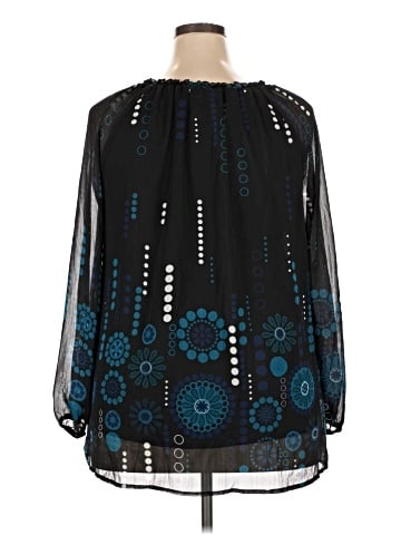 Apostrophe 3/4 Sleeve Blouse (view 2)