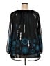Apostrophe 100% Polyester Black 3/4 Sleeve Blouse Size 18 - 20 - photo 2
