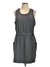 PrAna Solid Gray Casual Dress Size L - photo 1