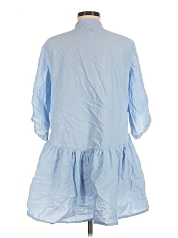 Only 3/4 Sleeve Button-Down Shirt (view 2)
