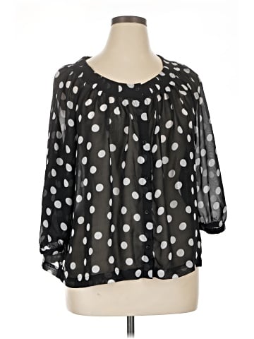 Apt. 9 3/4 Sleeve Blouse (view 1)