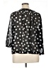 Apt. 9 100% Polyester Polka Dots Black 3/4 Sleeve Blouse Size XL - photo 2