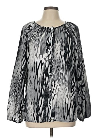 Chico's Long Sleeve Blouse (view 1)