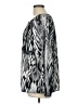 Chico's 100% Polyester Animal Print Gray Silver Long Sleeve Blouse Size Lg (2) - photo 5