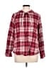 L.L.Bean 100% Cotton Plaid Red Fleece Size L - photo 1