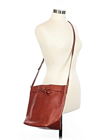 Mansur Gavriel Leather Bucket Bag (view 2)