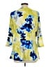 Ellen Tracy Yellow 3/4 Sleeve Blouse Size L - photo 2