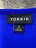 Torrid 100% Polyester Blue Short Sleeve Blouse Size 2X Plus (2) - photo 7