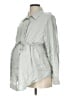 H&M Mama Gray Long Sleeve Blouse Size L - photo 1