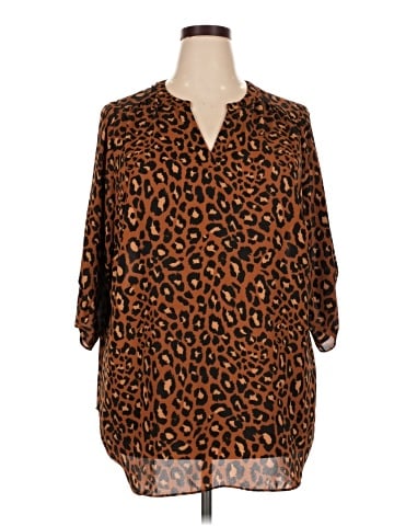 Worthington 3/4 Sleeve Blouse (view 1)