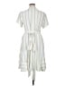 CAbi 100% Polyester Stripes Ivory Casual Dress Size XL - photo 2