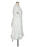 CAbi 100% Polyester Stripes Ivory Casual Dress Size XL - photo 4