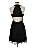 Studio Y 100% Polyester Solid Black Cocktail Dress Size 9 - 10 - photo 2