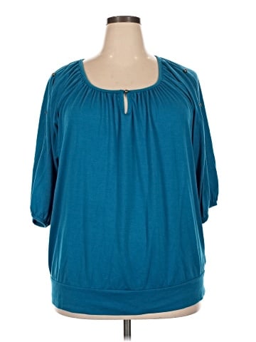 Faded Glory 3/4 Sleeve Top (view 1)