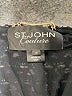 St. John Tweed Black Jacket Size 10 - photo 6