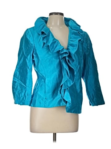 Nina Mclemore 3/4 Sleeve Silk Top (view 1)