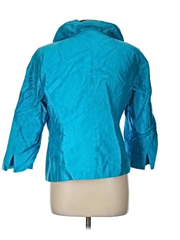 Nina Mclemore 3/4 Sleeve Silk Top (view 2)