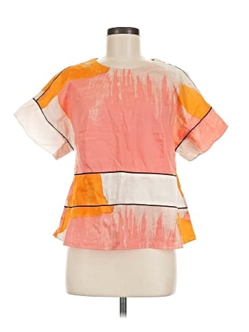 Donna Karan New York Short Sleeve Blouse (view 1)
