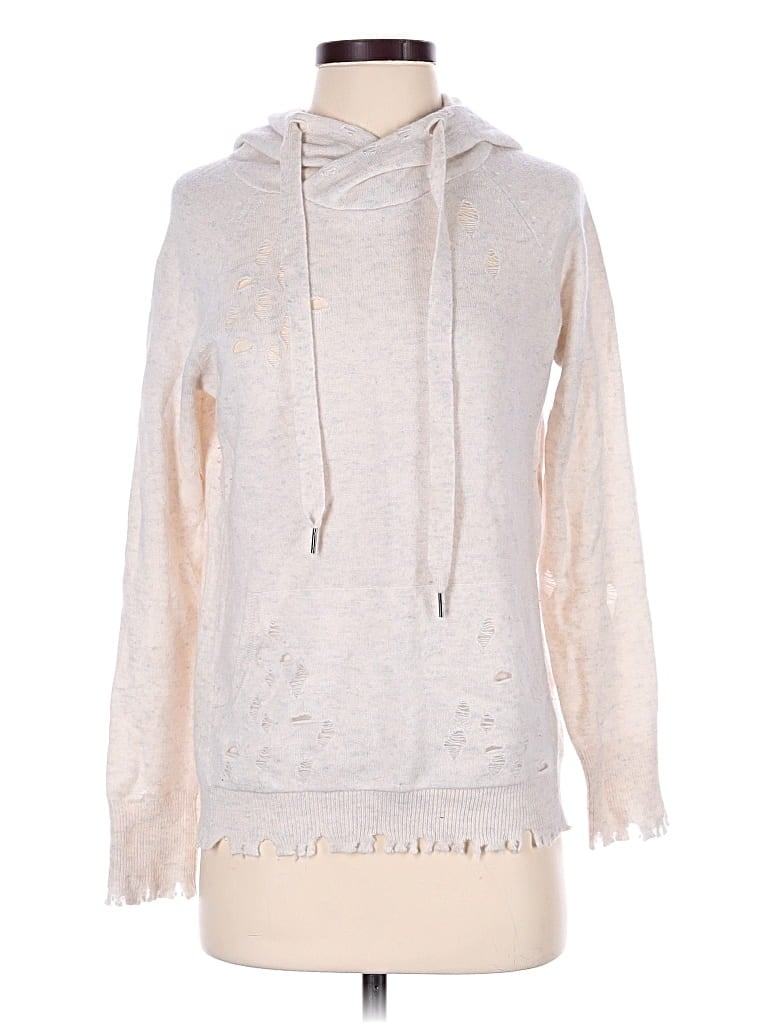 Pre-owned Aqua Cashmere Pullover Sweater In Silver