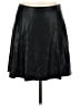 SPANX Solid Black Faux Leather Skirt Size L - photo 1