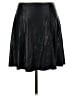 SPANX Solid Black Faux Leather Skirt Size L - photo 2