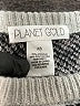 Planet Gold Animal Print Gray Pullover Sweater Size XS - photo 7