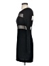 BCBGeneration 100% Polyester Chevron-herringbone Gray Cocktail Dress Size 4 - photo 5