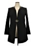 DKNY Solid Black Coat Size 18 - photo 1