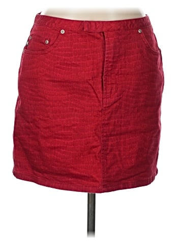 Express Denim Skirt (view 1)