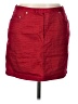 Express Red Denim Skirt Size 11 - photo 1