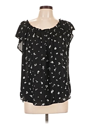 Lauren Conrad Short Sleeve Blouse (view 1)