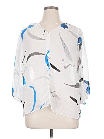 Alfani 3/4 Sleeve Blouse (view 1)