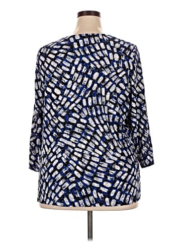 JM Collection 3/4 Sleeve Blouse (view 2)