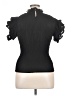 Haute Monde Black Short Sleeve Top Size XL - photo 2