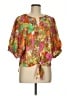 Rose + Olive Orange 3/4 Sleeve Blouse Size M - photo 1