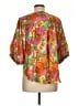 Rose + Olive Orange 3/4 Sleeve Blouse Size M - photo 2