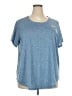 Nike 100% Polyester Blue Active T-Shirt Size 2X - photo 1