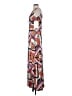 Boston Proper Print Orange Casual Dress Size XS - photo 5