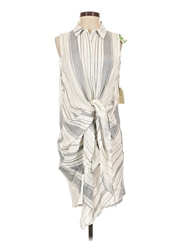 Coco + Carmen Sleeveless Button-Down Shirt (view 1)
