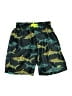 Speedo 100% Polyester Print Green Board Shorts Size M (kids) - photo 1