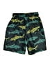 Speedo 100% Polyester Print Green Board Shorts Size M (kids) - photo 2