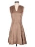 Cato 100% Polyester Tan Casual Dress Size 4 - photo 1