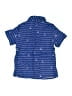 Cat & Jack Stripes Blue Short Sleeve Button-Down Shirt Size 4T - photo 2
