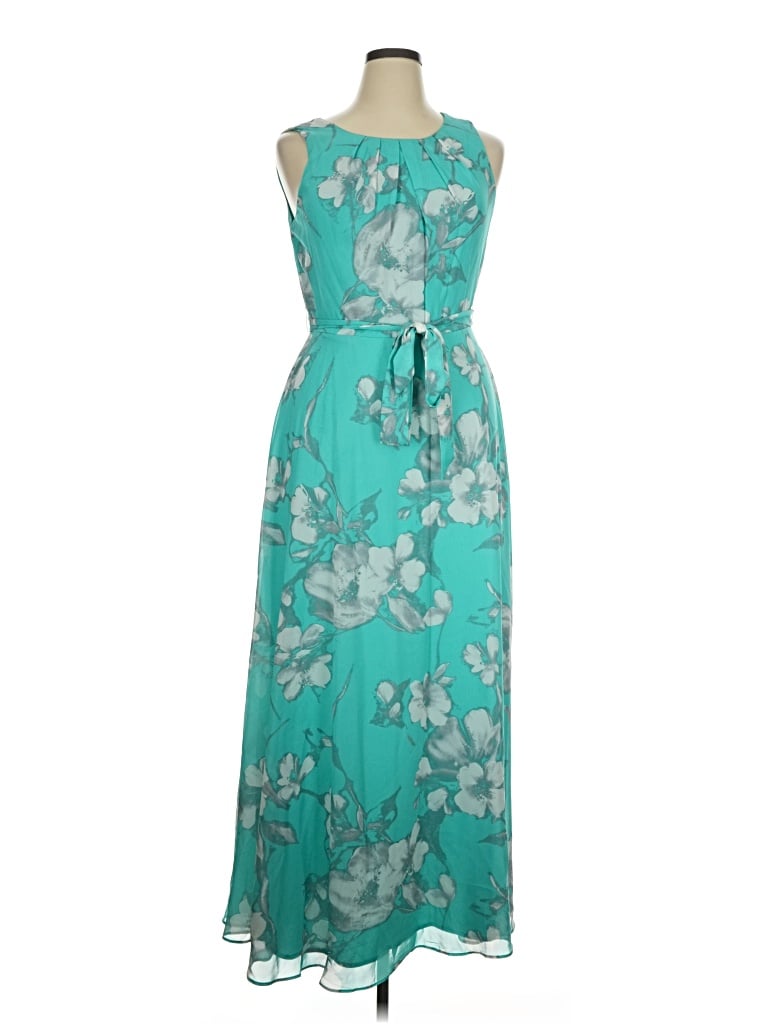Pre-owned R&k Casual Dress In Teal