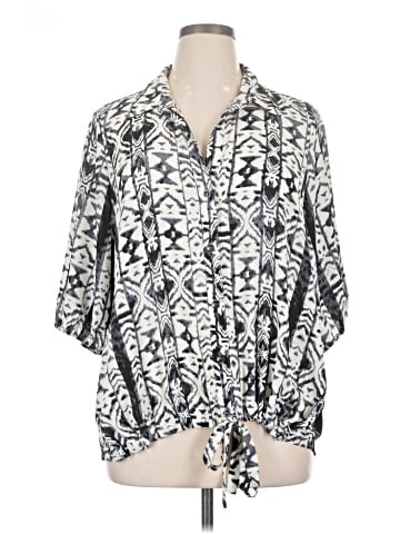 Karen Kane 3/4 Sleeve Blouse (view 1)