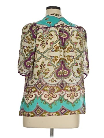Nicole by Nicole Miller Short Sleeve Blouse (view 2)