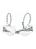 L Space Stripes White Swimsuit Top Size S - photo 2