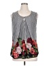 NY&C 100% Polyester Black Sleeveless Blouse Size XL - photo 1