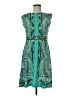 Apt. 9 Paisley Teal Cocktail Dress Size M - photo 1